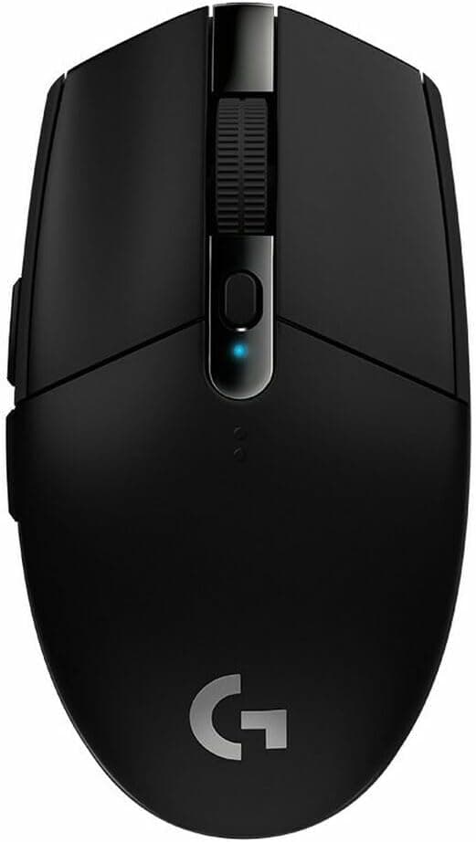 Logitech G305 Lightspeed Kablosuz Gaming Mouse, Siyah | HERO 12K sensör, 12.000 DPI, hafif, 6 programlanabilir düğme, 250 saat pil ömrü, dahili bellek, PC/Mac - siyah