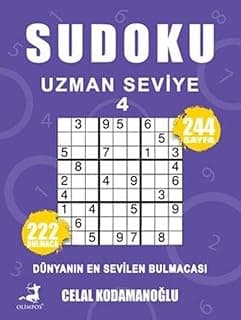 Sudoku Uzman Seviye 4: Dünyanın En Sevilen Bulmacası - 222 Bulmaca