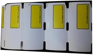 TERMAL KARTON RAF ETİKETİ SARI İNDİRİMLİ 38X80 500 ADET
