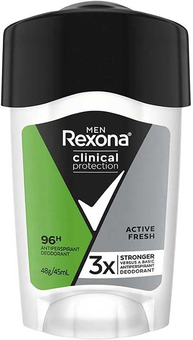 Rexona Clinical Protection Erkek Stick Deodorant Active Fresh Ter Kokusuna Karşı Koruma 45 ML