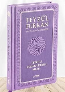 Feyzü'l Furkan Tefsirli Kur'an-ı Kerim Meali (Büyük Boy - Tefsirli Meal - Ciltli) LİLA