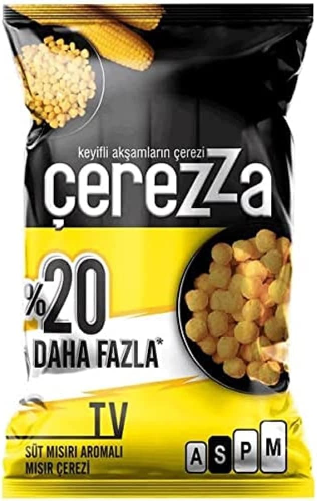 Çerezza TV Süt Mısır Aromalı Mısır Çerezi Süper Boy 117 Gr