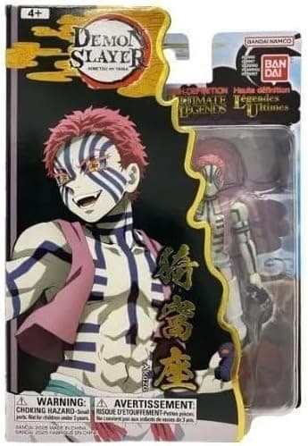 Bandai, 13 cm Demon Slayer Akaza Figür - Ultimate Legends HD Serisi, Ultimate Legends HD
