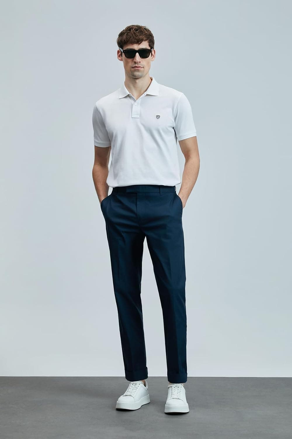 Lufian Laon% 100 Pamuk Comfort Fit Düğmeli Polo Yaka T Shirt Erkek POLO YAKA T SHİRT 111040206