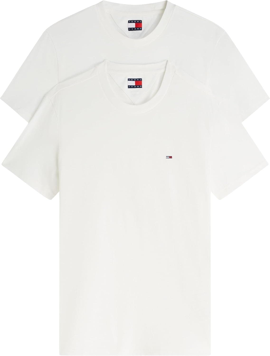 Tommy Jeans TJM XSLIM 2PACK JERSEY TEE EXT T-shirt Erkek