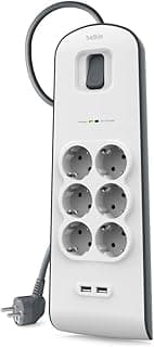 Belkin Surge Plus 6'lı çoklu priz