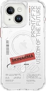 SKINARMA Telefon Kılıfı iPhone 15 için 6.1 inç Orion MAG-Charge ile Uyumlu (Şeffaf)