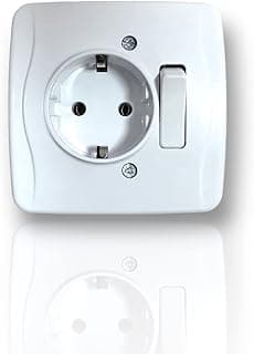 Tek-İş 524335 Priz Anahtarlı, Beyaz