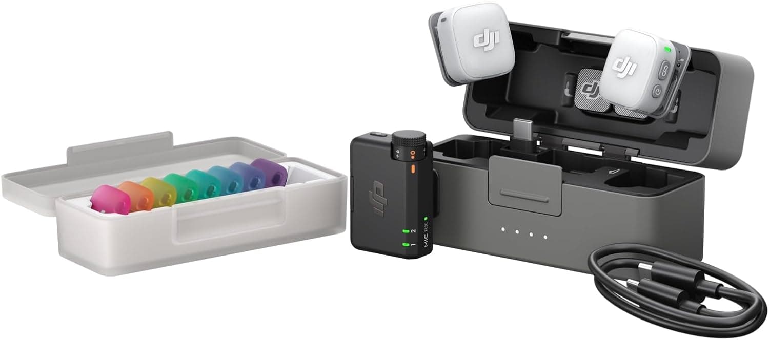 DJI Mic Mini 2 (2 TX + 1 RX + Charging Case)