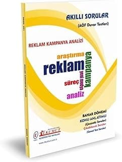 Aöf Reklam Kampanya Analizi Konu Özetli Akıllı Sorular 2023 Güncel