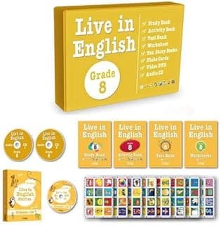 Live in English Grade 8 Kutulu Set - KAMPANYA (60 TL)