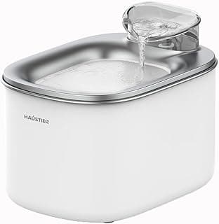 Haustier WF007L Otomatik Kedi Su Sebili,Kedi Su Çeşmesi, Su Şelalesi, Su Pınarı 3.5Lt Geniş Hazne, Bpa Içermez, Ultra Sessiz (Beyaz)