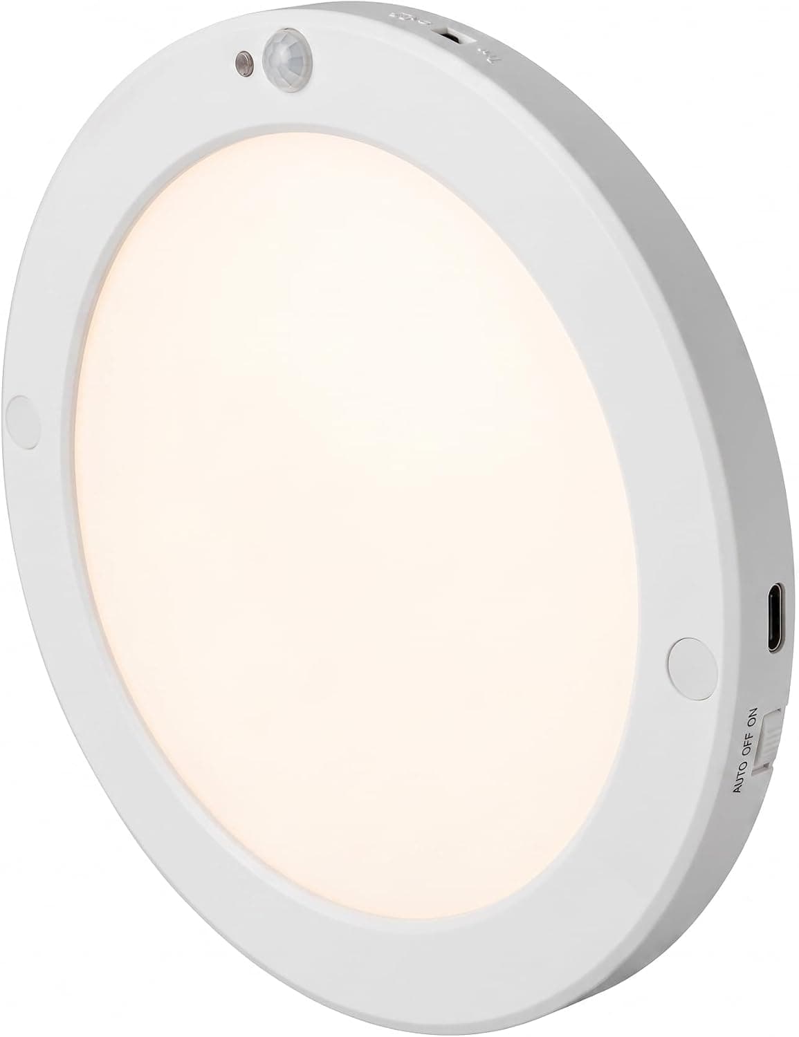 Amber LED 20W Sıva Üstü Sensörlü LED Armatür Cata CT-9247G - Hareket Sensörlü Tavan Lambası, Enerji Tasarruflu Koridor ve Merdiven Aydınlatması - 3200K GÜNIŞIĞI
