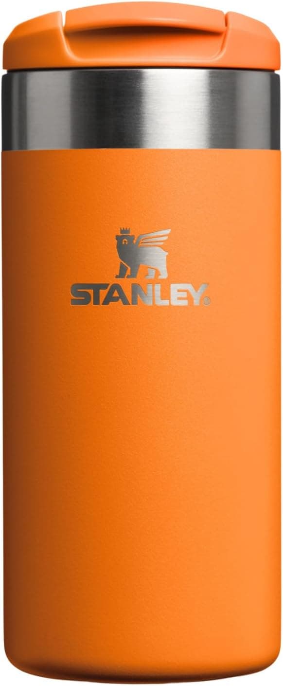 Stanley The Aerolight Transit Mug Termos Bardak, 0.35 L, Goldenrod Coral