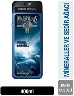 le petit marseillais duş jeli men serisi mineral ve sedir ağacı (400 ml)