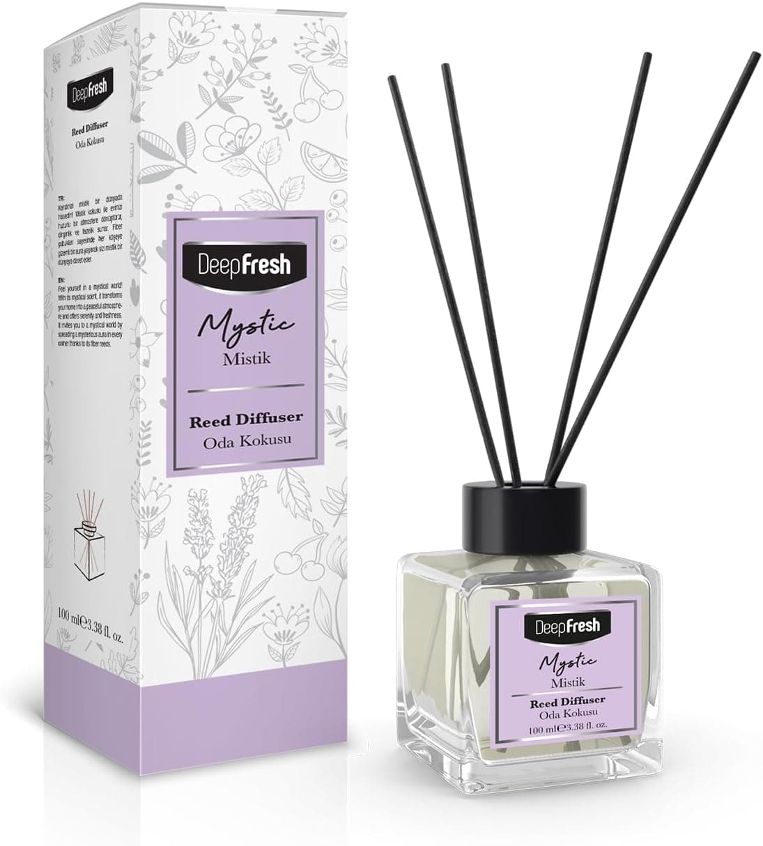 Deep Fresh Çubuklu Oda Kokusu 100 ml (Mistik)