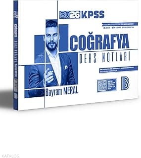 2026 KPSS Coğrafya Video Ders Notları Benim Hocam Yayınları