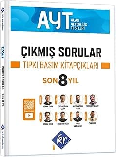 AYT Çıkmış Sorular Son 8 Yıl Tıpkı Basım Kitapçıkları KR Akademi Yayınları