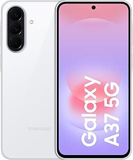 Samsung Galaxy A37 5G Android Akıllı Telefon, 256GB Hafıza, 8GB RAM, Beyaz, 6 Nesil OS Güncellemesi, Geniş Ekran, Üçlü Kamera (Samsung Türkiye Garantili)