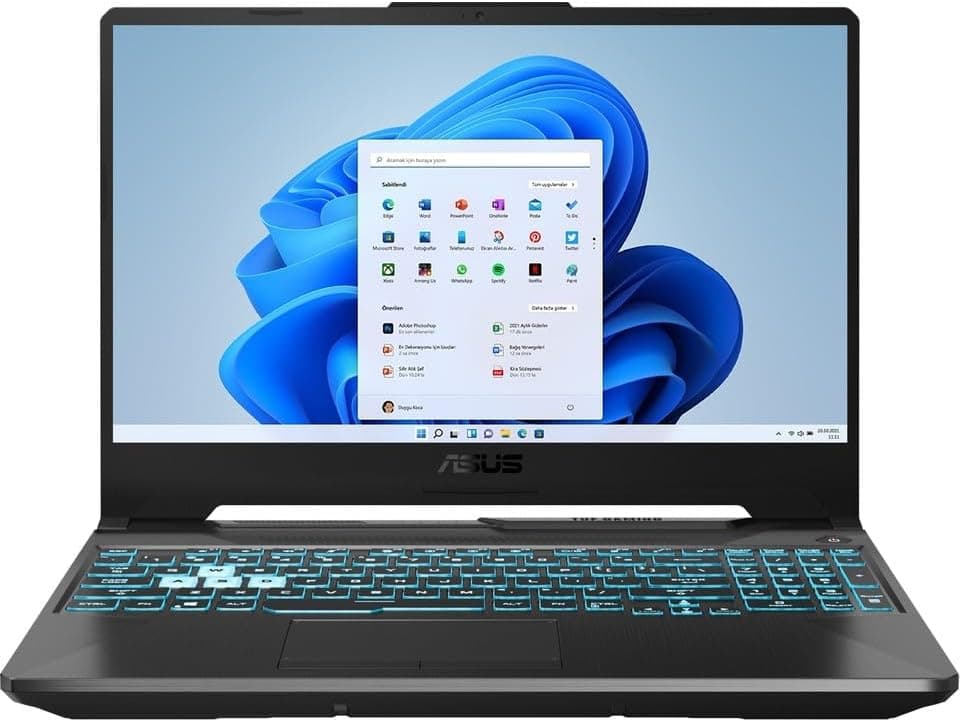 Asus TUF Gaming A15 FA506NCG-HN186W AMD Ryzen 7 7445HS 16GB 512GB SSD RTX3050 Windows 11 Home 15.6" Taşınabilir Bilgisayar