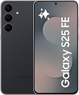 Samsung Galaxy S25 FE Yapay Zeka (AI) Telefon, JetBlack, 8GB Bellek, 256GB Depolama, 50MP Kamera, 6,7 inç Ekran, İnce ve Daha Hafif Tasarım (Samsung Türkiye Garantili)