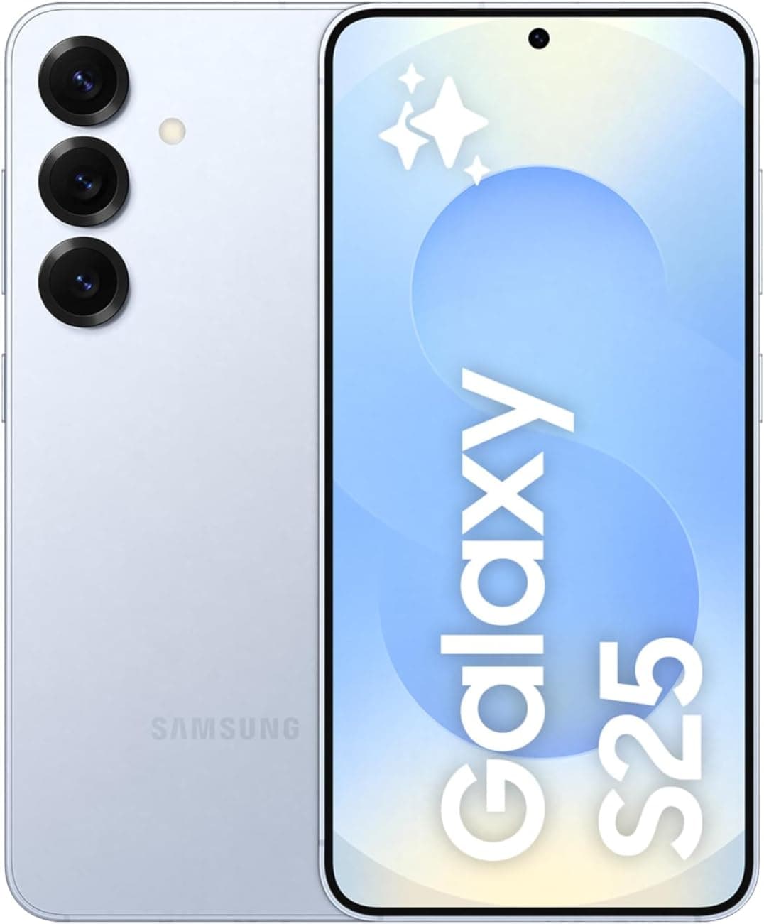 Samsung Galaxy S25, Yapay Zeka(AI) Telefon, 12GB RAM, 256GB Hafıza, Buz Mavisi, Android Akıllı Telefon, 50MP Kamera, Uzun Pil Ömrü (Samsung Türkiye Garantili)