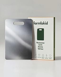 Paslanmaz Çelik Kesme Tahtası 20x30cm - Avantajlı Outlet Fırsatları (304 - Kalite)