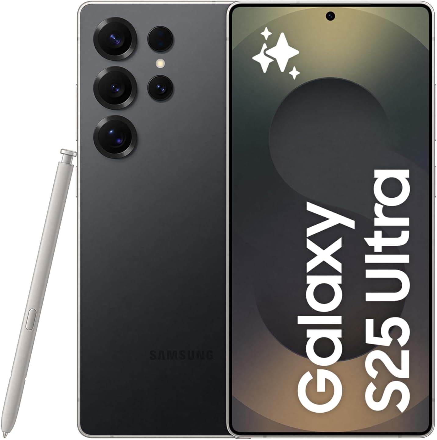 Samsung Galaxy S25 Ultra, Yapay Zeka(AI) Telefon, 12GB RAM, 1TB Hafıza, Titanyum Siyah, Android Akıllı Telefon, 200MP Kamera, S Pen, Uzun Pil Ömrü (Samsung Türkiye Garantili)