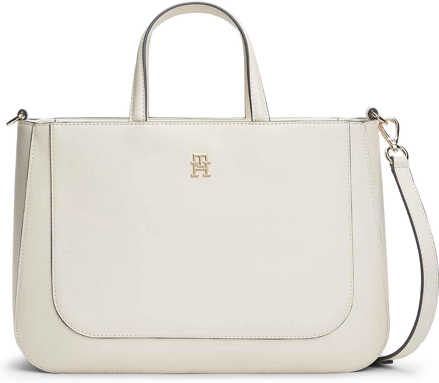 Tommy Hilfiger TH GLAM SATCHEL Kadın El Çantası Soft Cream OS
