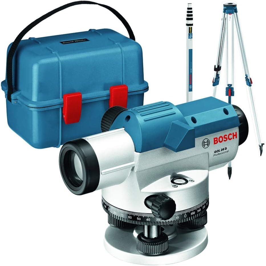 Bosch Professional Optik Nivelman Cihazı Gol 26 D (Ölçüm Birimi: 360°, Çalışma Alanı: 30 M, Büyütme: 26X, Kutuda)