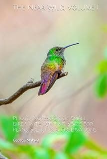 The Near Wild, Volume 1: Photo Notebook of Small Birds with Writing Space for Plans, Sketches & Observations