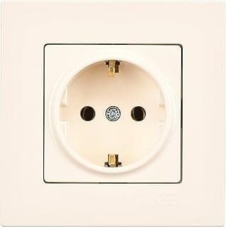 Günsan Eqona Krem Topraklı Priz