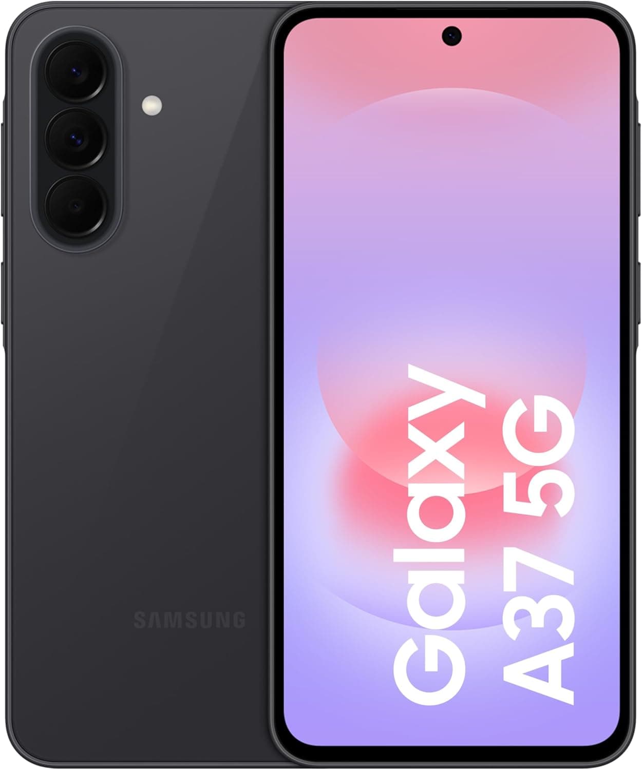 Samsung Galaxy A37 5G Android Akıllı Telefon, 256GB Hafıza, 8GB RAM, Antrasit, 6 Nesil OS Güncellemesi, Geniş Ekran, Üçlü Kamera (Samsung Türkiye Garantili)