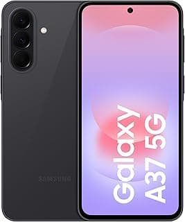 Samsung Galaxy A37 5G Android Akıllı Telefon, 256GB Hafıza, 8GB RAM, Antrasit, 6 Nesil OS Güncellemesi, Geniş Ekran, Üçlü Kamera (Samsung Türkiye Garantili)