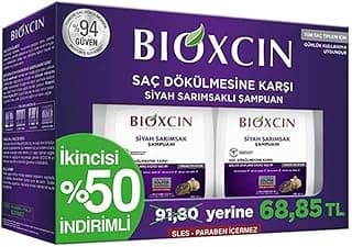 Bioxcin Saç Dökülmesine Karşı Siyah Sarımsaklı Şampuan, İkincisi%50 İndirim, Set