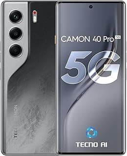 Tecno Camon 40 Pro 5G AI Destekli Akıllı Telefon, 12+12GB RAM 256GB ROM | 50MP Arka, 50MP Ön Kamera |144Hz 6.78'' FHD+ AMOLED Ekran | 5200mAh| 45W, Android 15