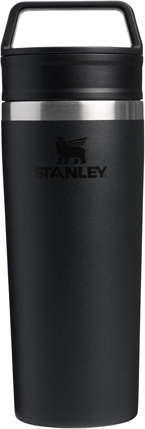 STANLEY Café-to-Go Termos Bardak 0.47 Litre - Siyah 2.0 | Paslanmaz Çelik