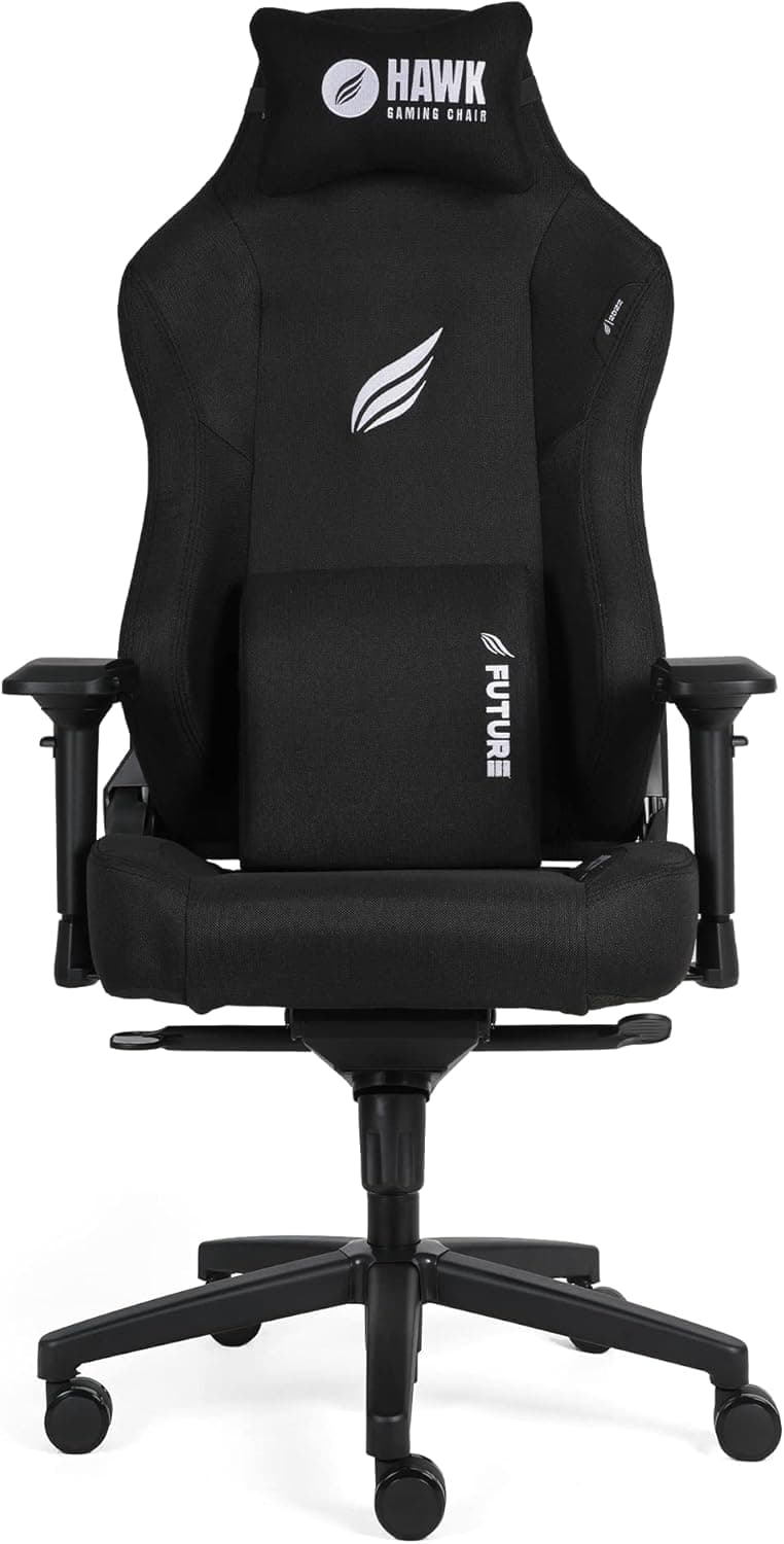 Hawk Gaming Chair Future Black Kumaş Oyuncu Koltuğu (Siyah)
