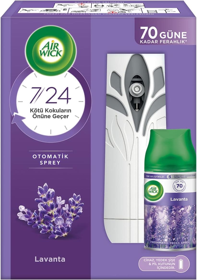 Air Wick Freshmatic Otomatik Sprey &amp; Lavanta Yedek Sprey Oda Kokusu Kiti