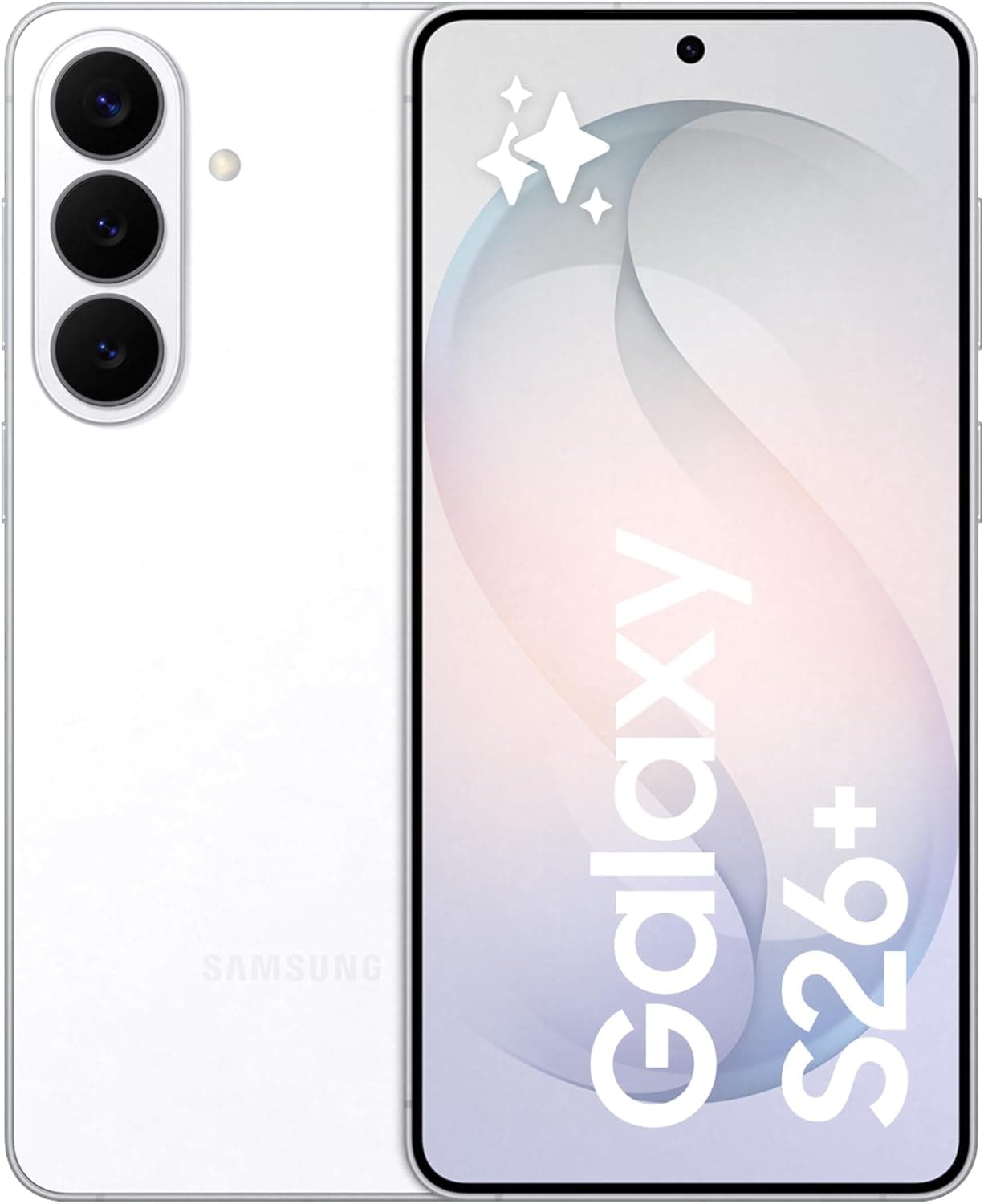 Samsung Galaxy S26Plus Beyaz, 256GB Depolama, Yapay Zeka Telefonu, 12GB Bellek, Özelleştirilmiş AP, Photo Assist, 50MP Kamera, 4900mAh Pil