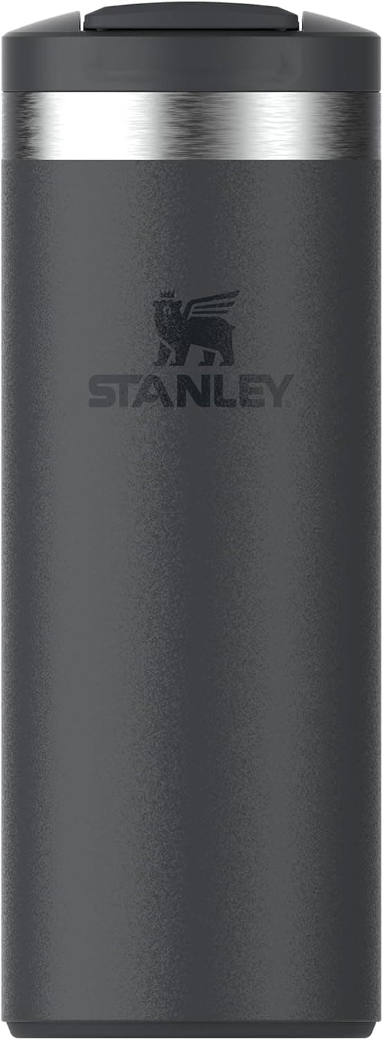 STANLEY The Transit FlipTop Mug Termos 0.35 Litre - Siyah 2.0 | Paslanmaz Çelik