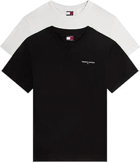 Tommy Jeans TJM SLIM LINEAR SS TEE 2PACK EXT T-shirt Erkek