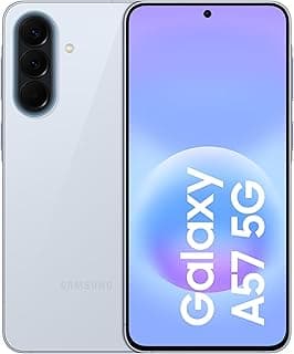 Samsung Galaxy A57 5G Android Akıllı Telefon, 256GB Hafıza, 8GB RAM, Buz Mavisi, 6 Nesil OS Güncellemesi, Geniş Ekran, Üçlü Kamera (Samsung Türkiye Garantili)