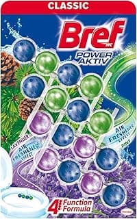 Bref Power Active Çam ve Lavanta Kokulu 4'lü Klozet Bloğu 4 x 50 g, Çam & Lavanta 4