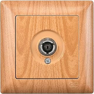 Günsan Visage Akçaağaç TV Prizi (Geçişli-Sonlu)