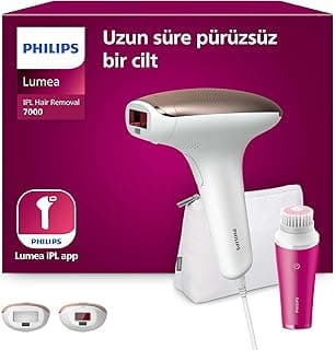 Philips Lumea IPL Tüy Alma Cihazı, Çantalı, Yüz Temizleme Cihazı Hediyeli, Yüz/Vücut/Hassas Bölge Kullanımı, Cilt Tonu Sensörü ile Güvenli Epilasyon BRI924/00