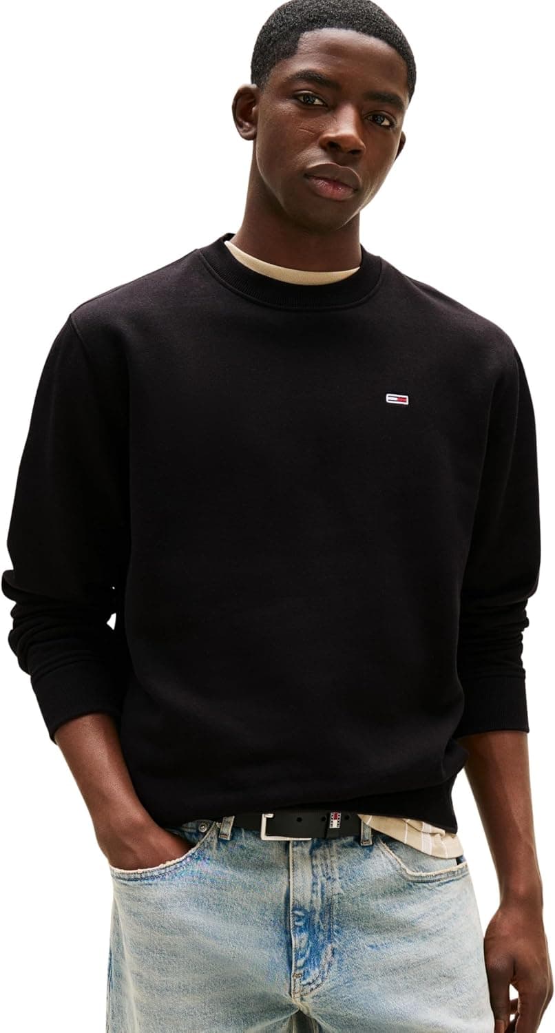 Tommy Jeans TJM REG S FLAG CREW Sweatshirt Erkek