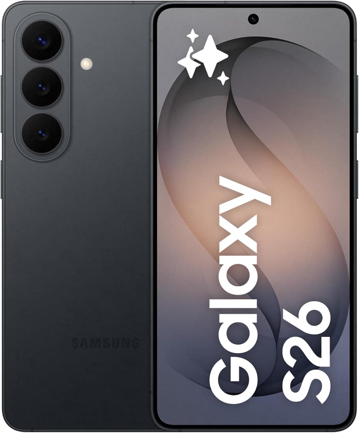 Samsung Galaxy S26 Siyah, 256GB Depolama, Yapay Zeka Telefonu, 12GB Bellek, Özelleştirilmiş AP, Photo Assist, 50MP Kamera, 4300mAh Pil
