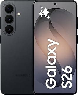 Samsung Galaxy S26 Siyah, 256GB Depolama, Yapay Zeka Telefonu, 12GB Bellek, Özelleştirilmiş AP, Photo Assist, 50MP Kamera, 4300mAh Pil