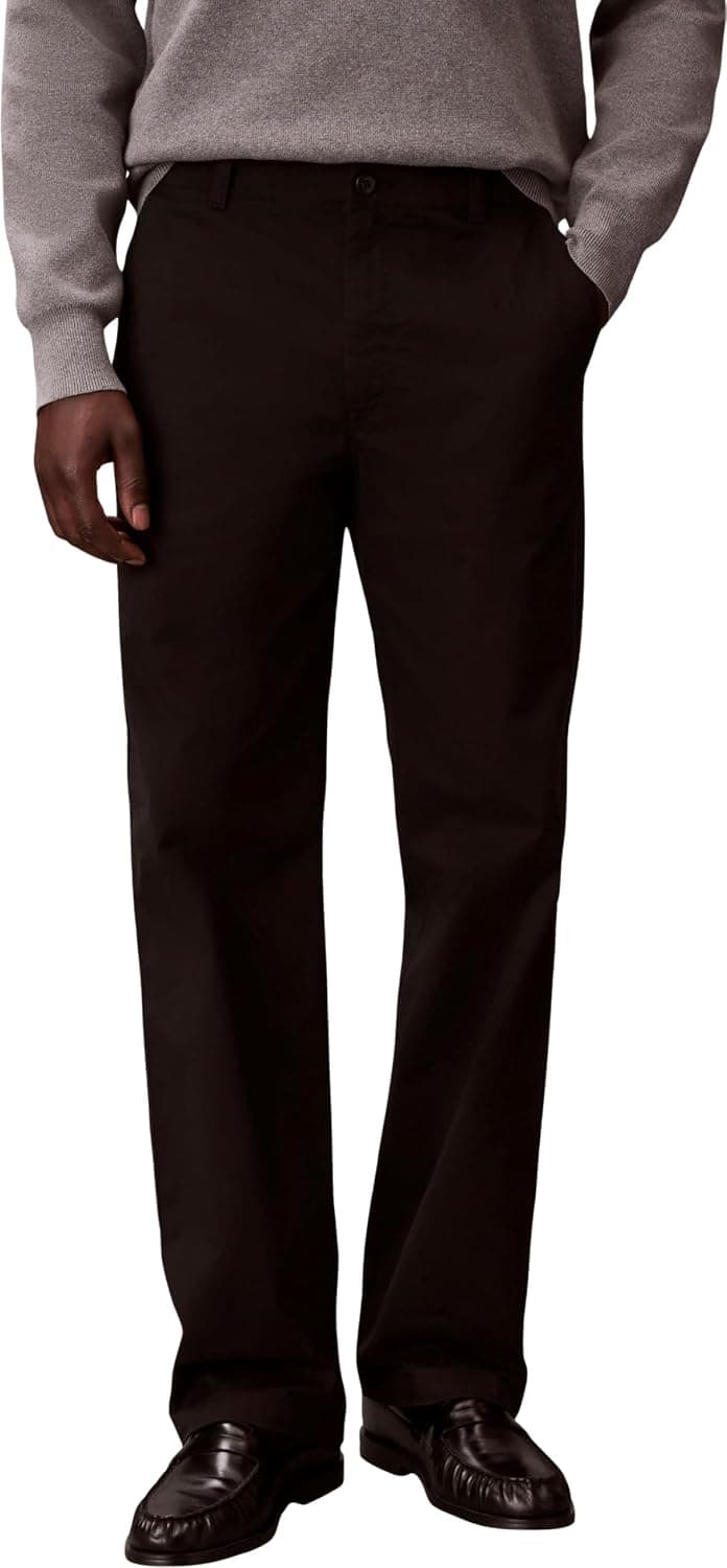 Calvin Klein 90S STRGHT COMFORT CTTN CHNO PNT Pantalon Erkek